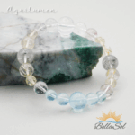 Aquilumen｜不安に引っぱられやすい人が「今」に戻って、未来をひらくブレスレット。アクアマリン、マニカラン水晶など希少石で組んだ数量限定ブレス。 - 画像 (2)