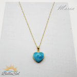 カリブ海の波を閉じ込めたラリマーペンダント～Marea～No.052（一点物） - 画像 (4)