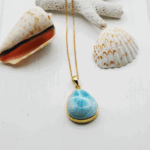 カリブ海の波を閉じ込めたラリマーペンダント～Marea～No.072（一点物） - 画像 (7)