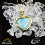 カリブ海の波を閉じ込めたラリマーペンダント～Marea～No.052（一点物） - 画像 (12)