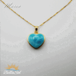 カリブ海の波を閉じ込めたラリマーペンダント～Marea～No.052（一点物） - 画像 (2)