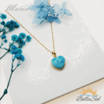 カリブ海の波を閉じ込めたラリマーペンダント～Marea～No.052（一点物） - 画像 (14)