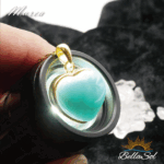 カリブ海の波を閉じ込めたラリマーペンダント～Marea～No.052（一点物） - 画像 (16)