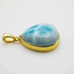 カリブ海の波を閉じ込めたラリマーペンダント～Marea～No.072（一点物） - 画像 (10)