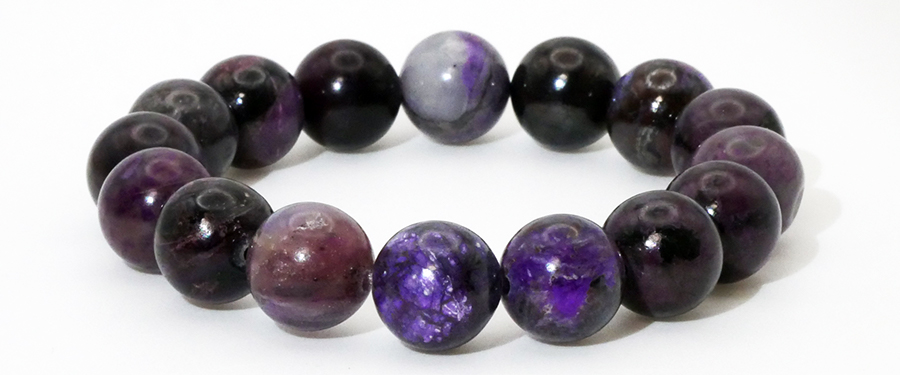 超レア石】スギライトブレスレット｜心身の浄化と癒しに導く三大